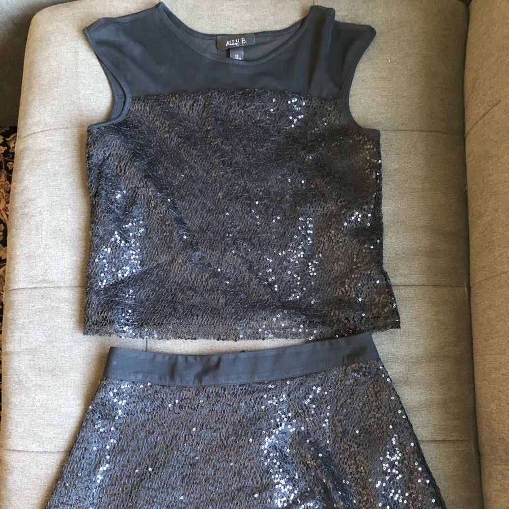 Girls 2 piece dress